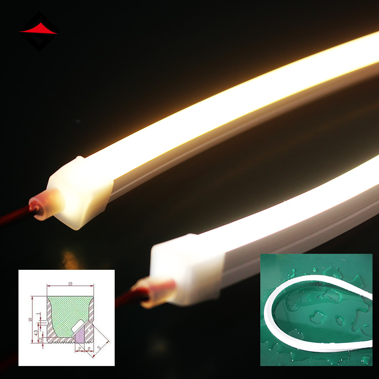 Висококачествена 10*10 мм LED неонова светлинна лента