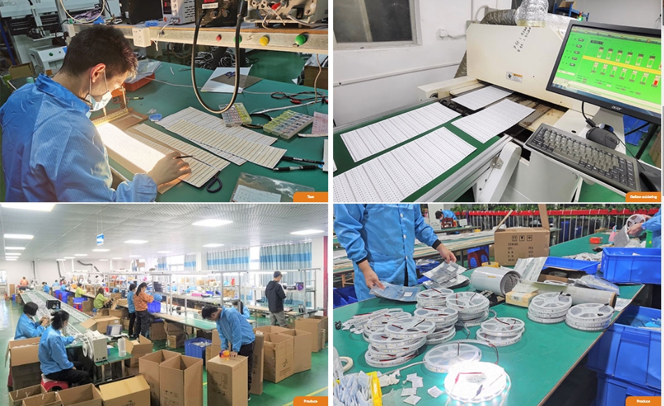 Guoye Optoelectronics контролира качеството на LED светлинни ленти